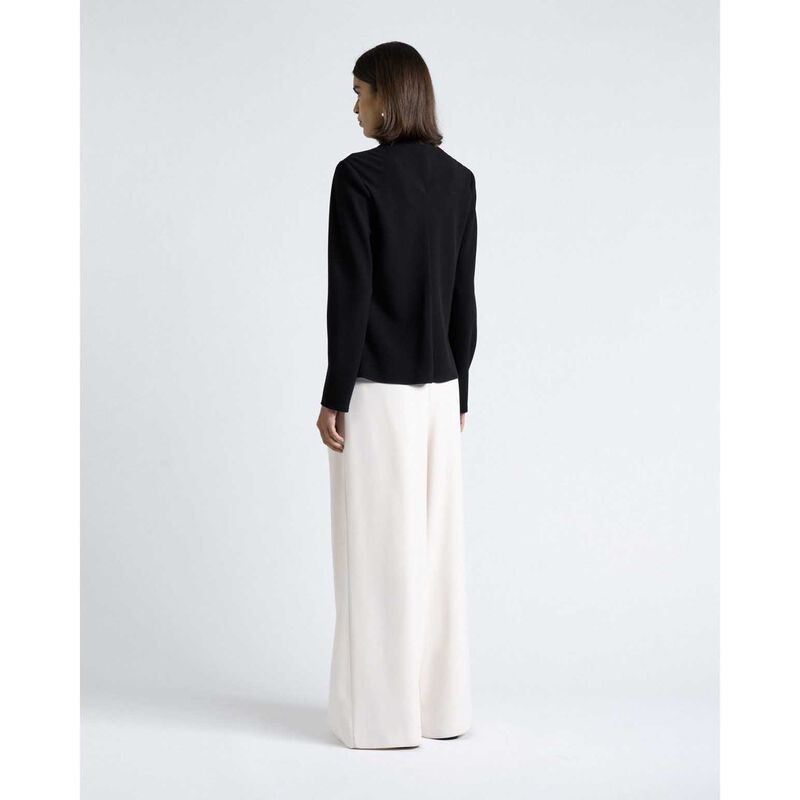 Cue Crepe Long Sleeve Top image number 1